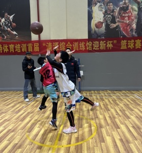 篮球赛现场